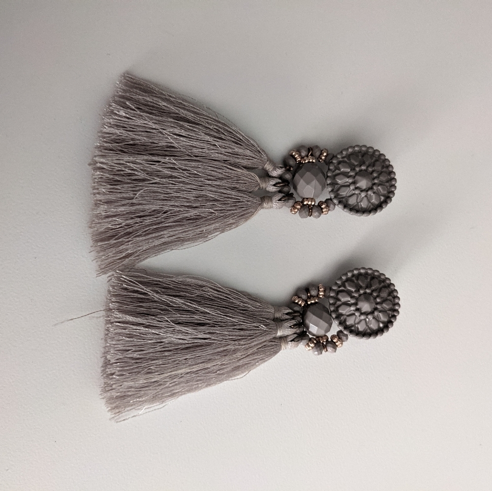 Grey Lightweight Earrings